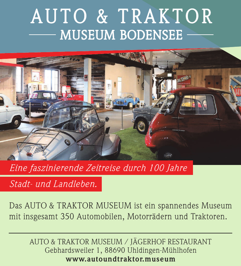 Auto Traktor Museum in Uhldingen Sommerferien Termine Schwäbischer