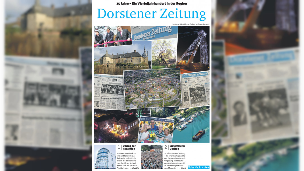 25 Jahre Dorstener Zeitung – Ein Vierteljahrhundert in  der Region