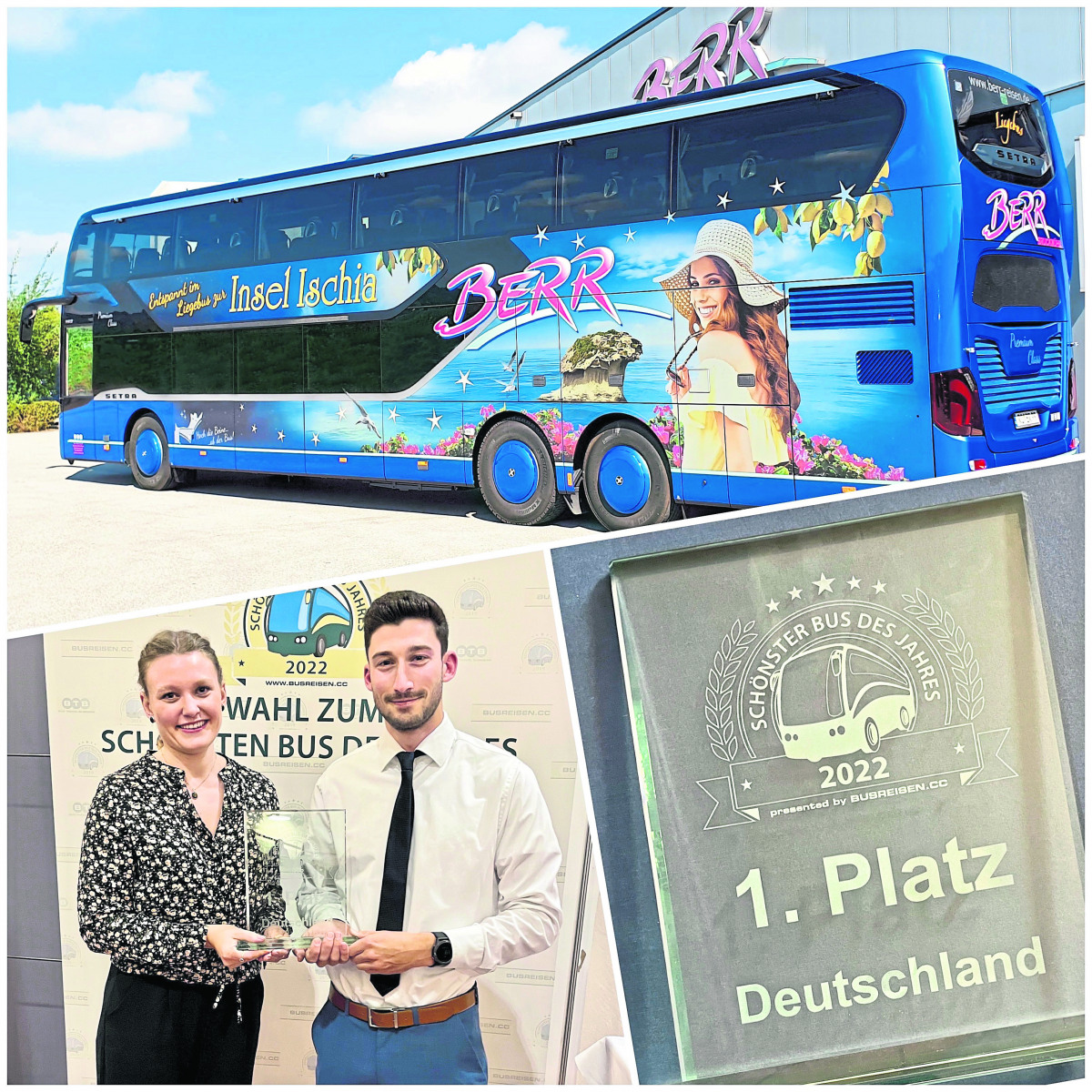 Verreisen im schönsten Bus Deutschlands!