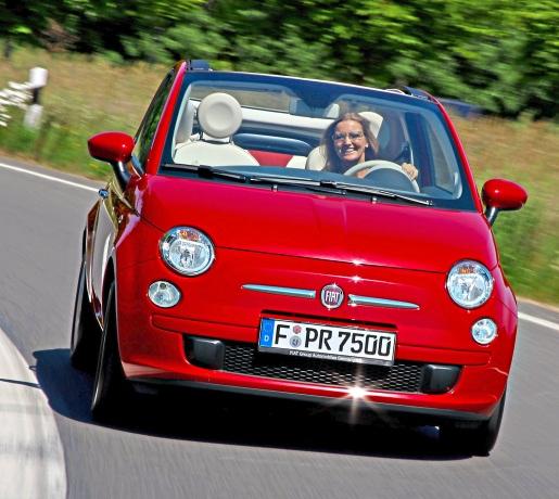 Der Fiat 500 ist bei Frauen besonders beliebt. Foto: Fiat