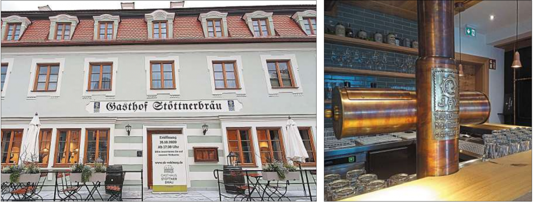 Mit moderner Gemütlichkeit und bayerischem Charme präsentieren sich Gasthaus und Schenke im Stöttnerbräu. Fotos: Lamprecht