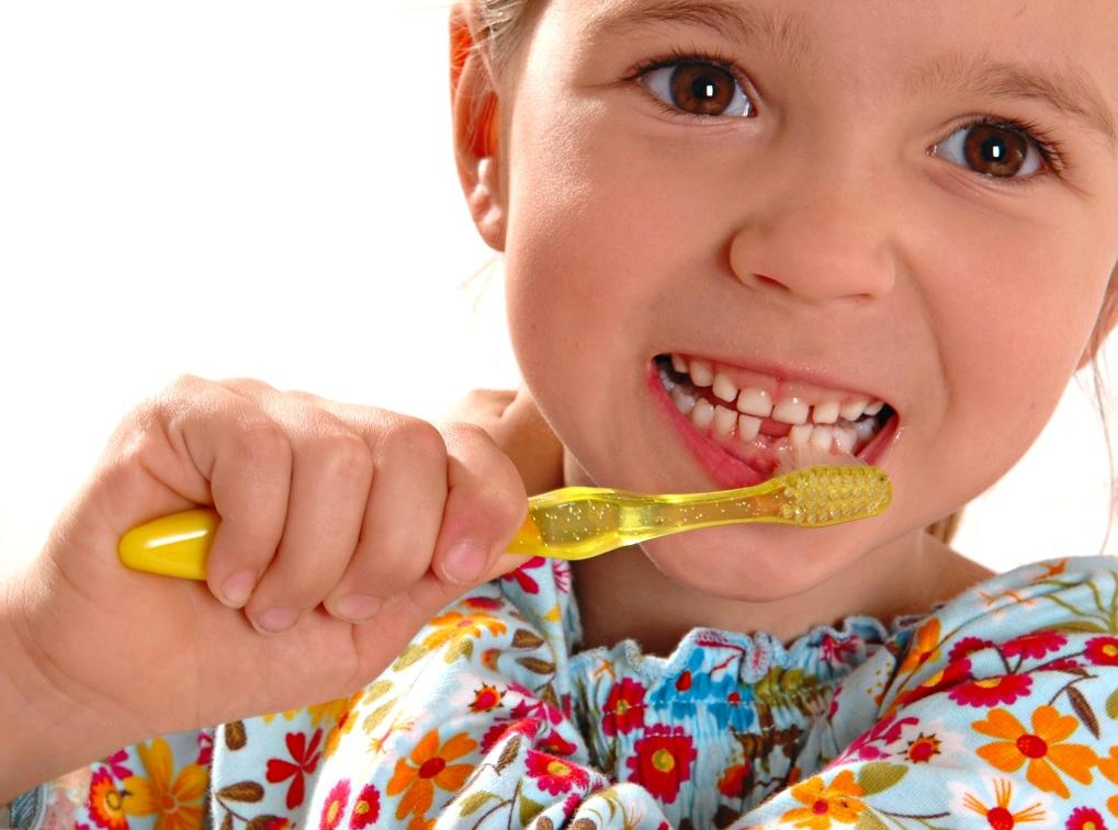 Zähneputzen ist wichtig, das lernen schon die Kleinsten. In der Gruppe gelingt es noch leichter. F.: Initiative Prodente