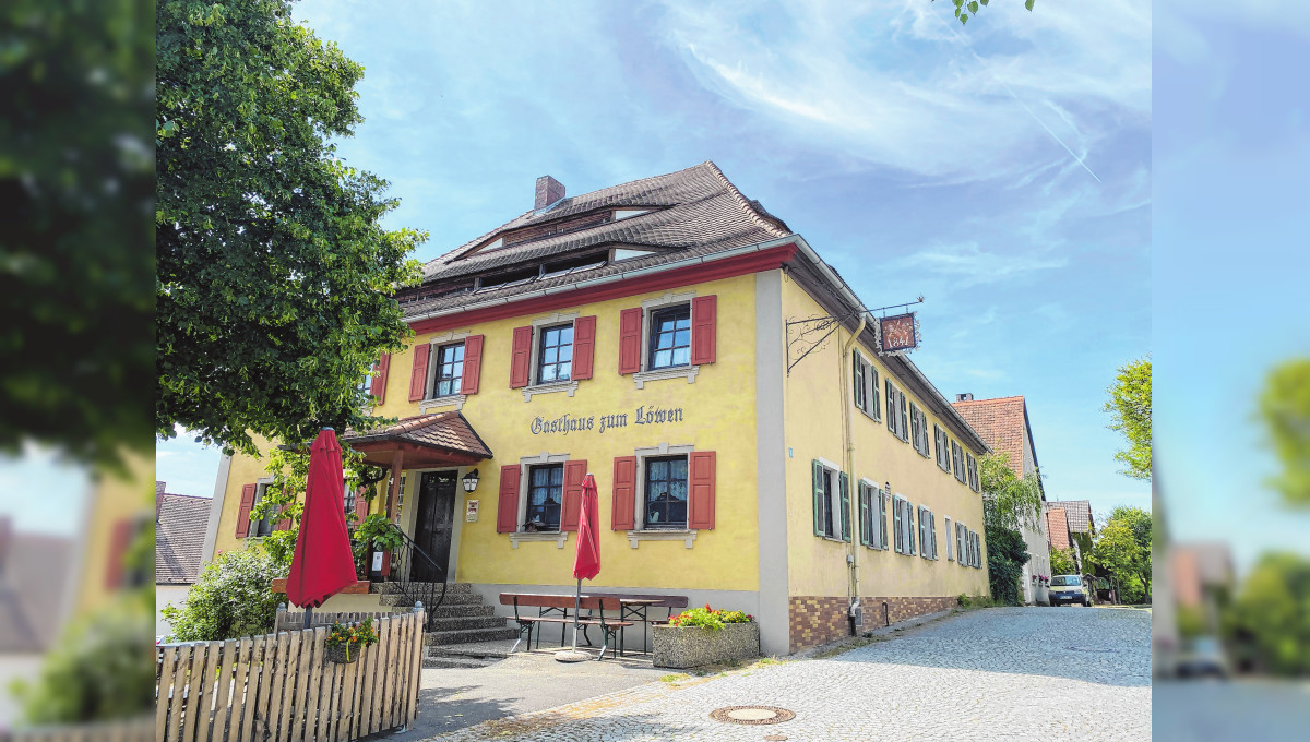 Seit 1803 ist die Gaststätte "Zum Löwen" im Besitz der Familie Hartmann