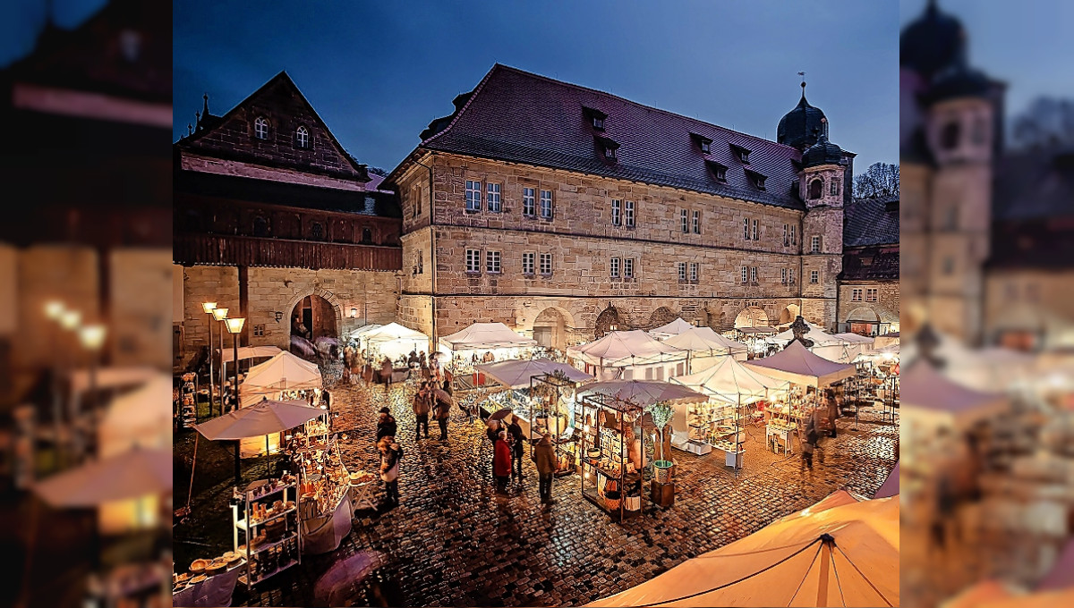 33. Weihnachts-Töpfermarkt auf dem Schloss Thurnau: Glühwein genießen!