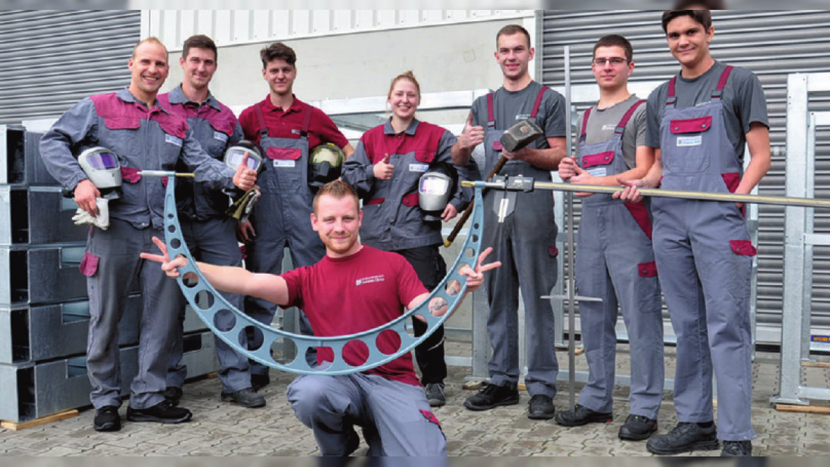 Stahlbau-Metalltechnik Johann Heim auf der Bamberger Ausbildungsmesse:BA 2022