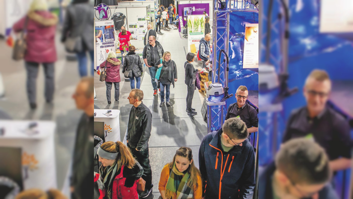 Liebe Besucher der 17. Gesundheitsmesse Franken aktiv und vital in der Bamberger Messehalle der brose ARENA,