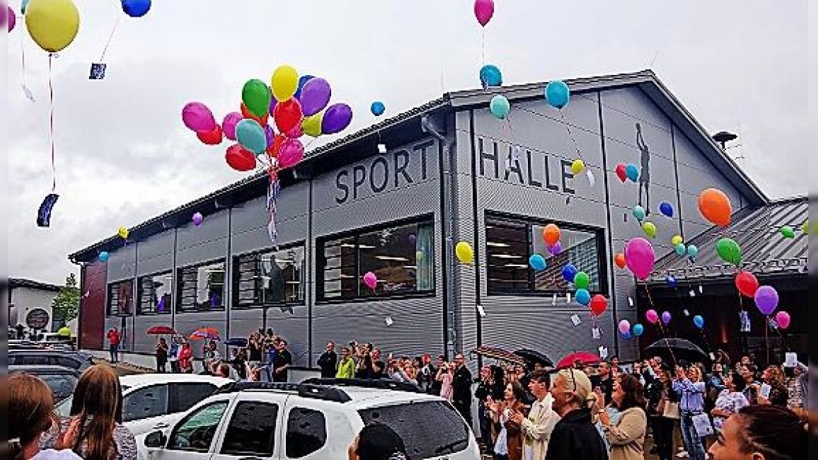 Einweihung der generalsanierten Sporthalle in Wilhelmsthal