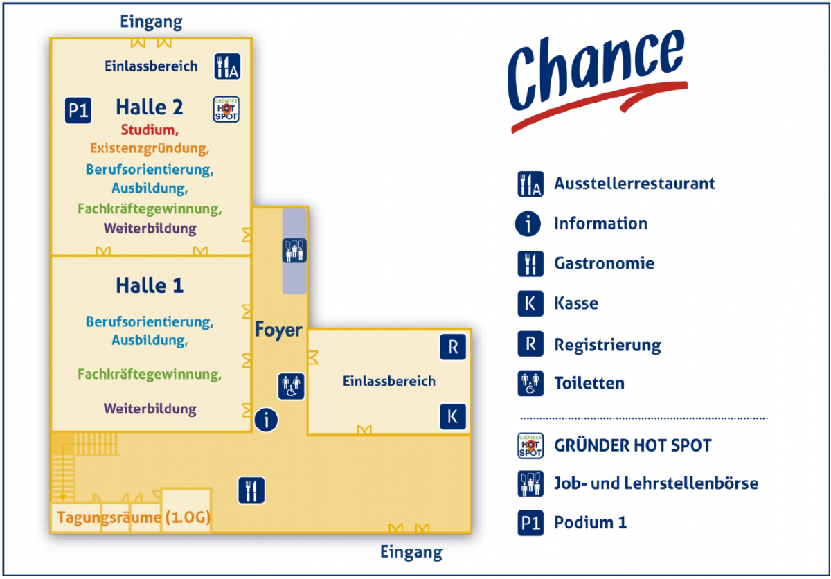 Chance 2022 – Größte Bildungs-, Job- und Gründermesse in Sachsen-Anhalt auf einen Blick