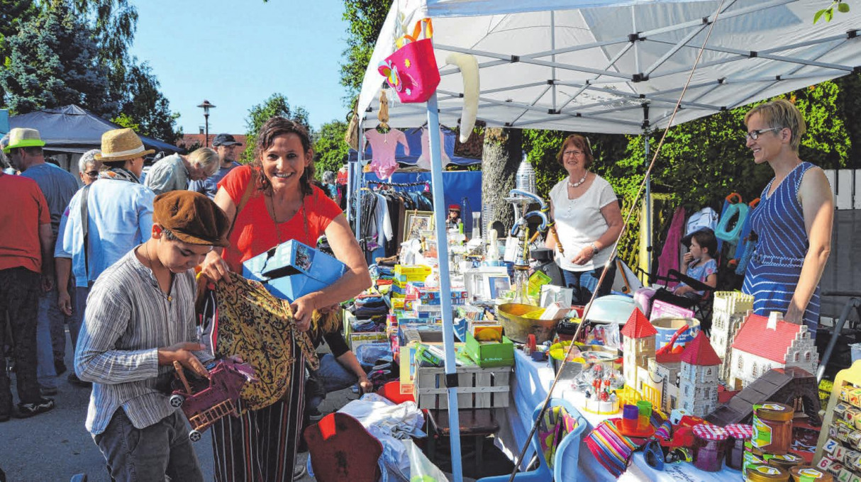 Flohmarkt in Zwiefaltendorf lädt mit kleinem Fest zum Stöbern ein -  Schwäbischer Verlag