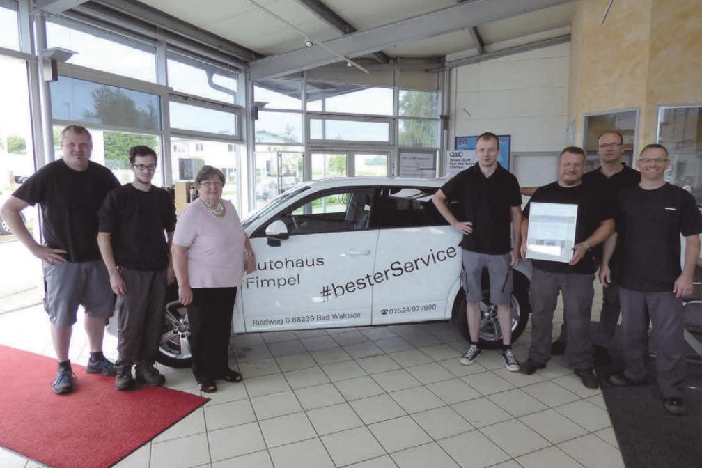 Ausgezeichneter Service beim Autohaus Fimpel - Schwäbischer Verlag