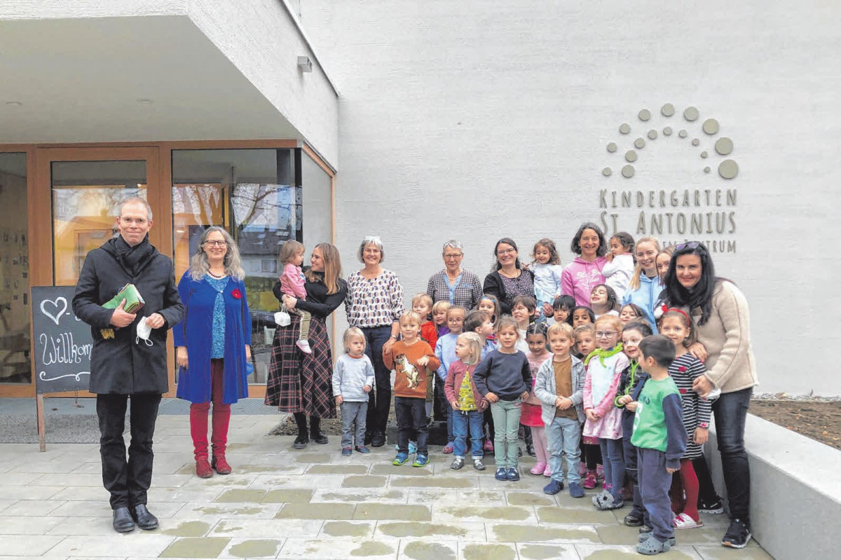 Segnung in der neuen Kita St. Antonius in Wangen-Praßberg