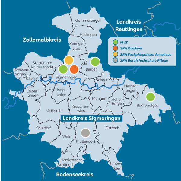 Heute schenken rund 105 000 Patientinnen dem SRH Klinikum in Sigmaringen und den Medizinischen