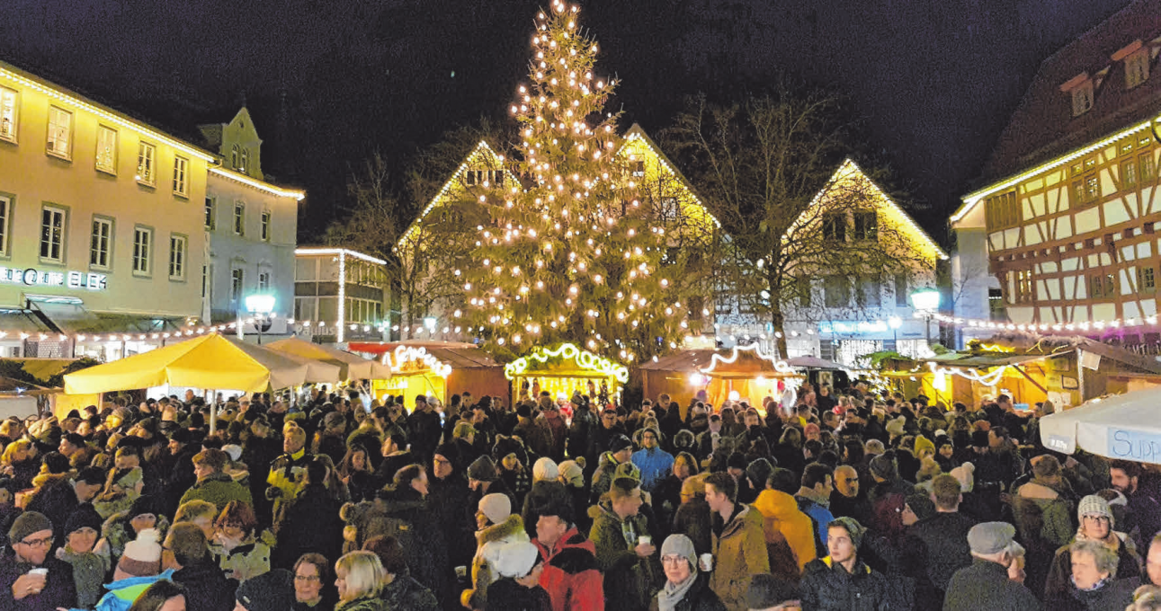 Weihnachtsdorf Saulgau 2022 Rahmenprogramm/Weihnachtsmarkt