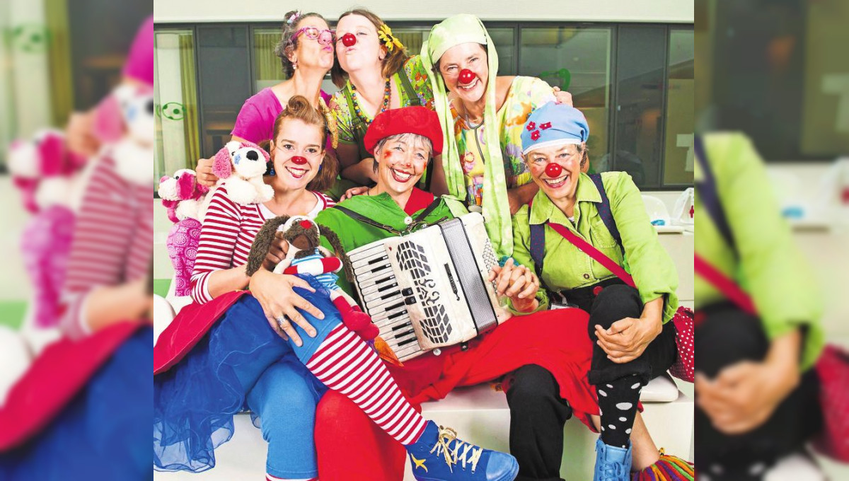 Lachen lässt Schmerzen und den tristen Klinikalltag vergessen: Klinikclowns der Stuttgarter Olgäle-Stiftung 