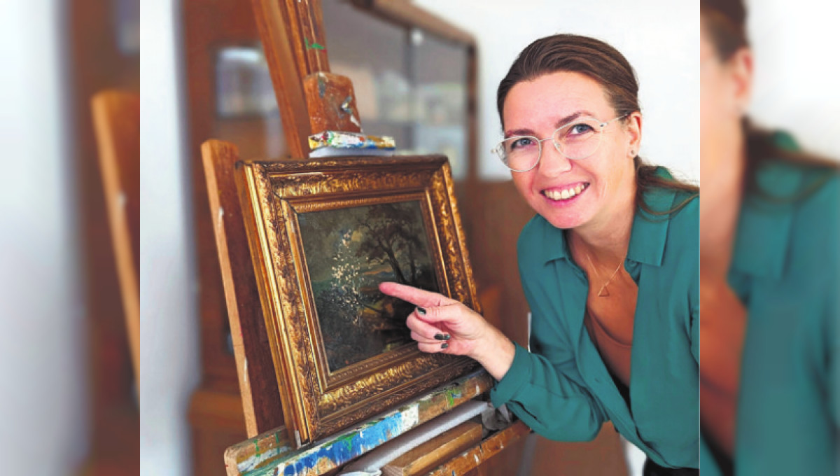 Ausdauer und ruhige Hände hat Restauratorin Steffanie Hannemann aus Bad Cannstatt