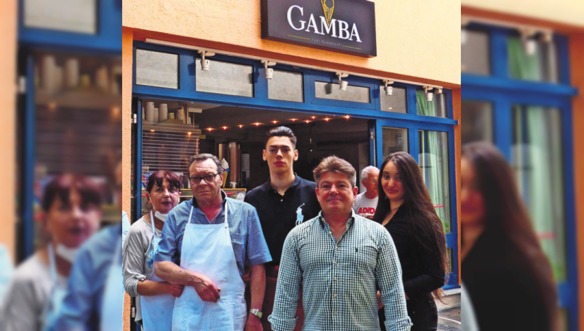 Cannstadter Eiscafé Gamba am Erbsenbrunnen: Das Süße am Sommer