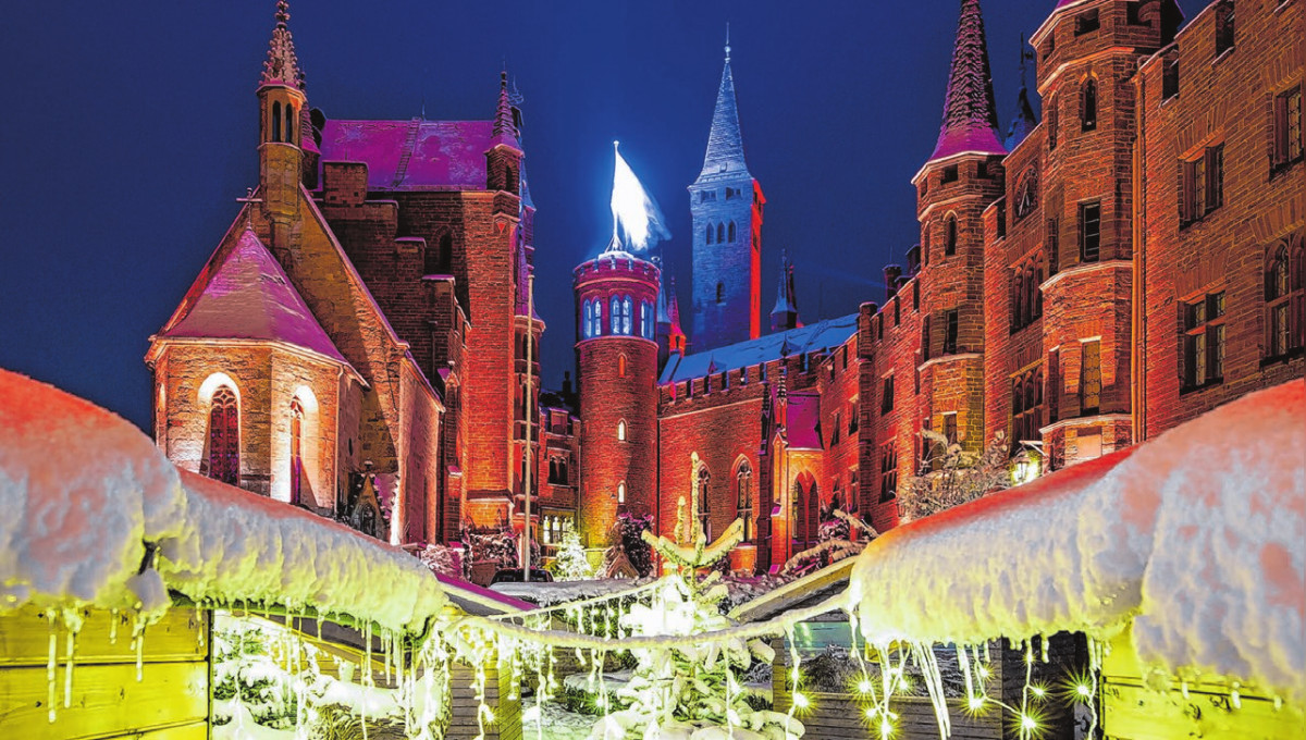 Burg Hohenzollern: Königlicher Winterzauber dauert bis zum 8. Januar 2023
