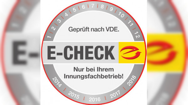 E-CHECK-Siegel der Innungsbetriebe: Sicherheit durch regelmäßige Prüfung der Elektrogeräte