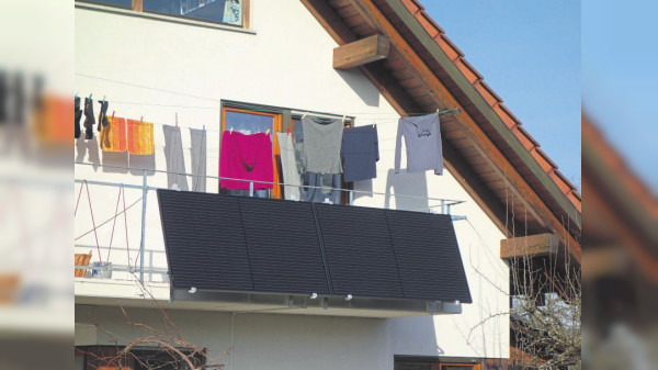 Reutlingen: Solarstrom vom Balkon