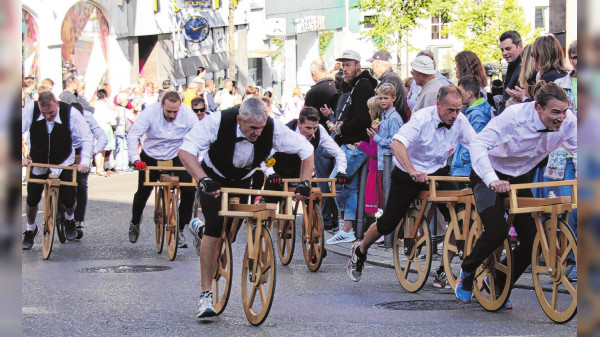 Draisrad-Rennen in Crailsheim: Rasante Tradition feiert Jubiläum