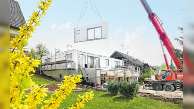 Schwörer-Ausstattungszentrum in Hohenstein: Häuserproduktion zum Miterleben