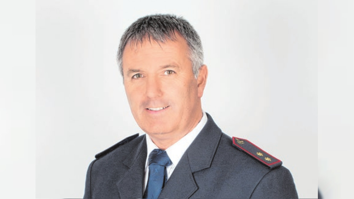 Bei Armin Eberhardt, dem Vorsitzenden des Kreisfeuerwehrverbandes Alb
