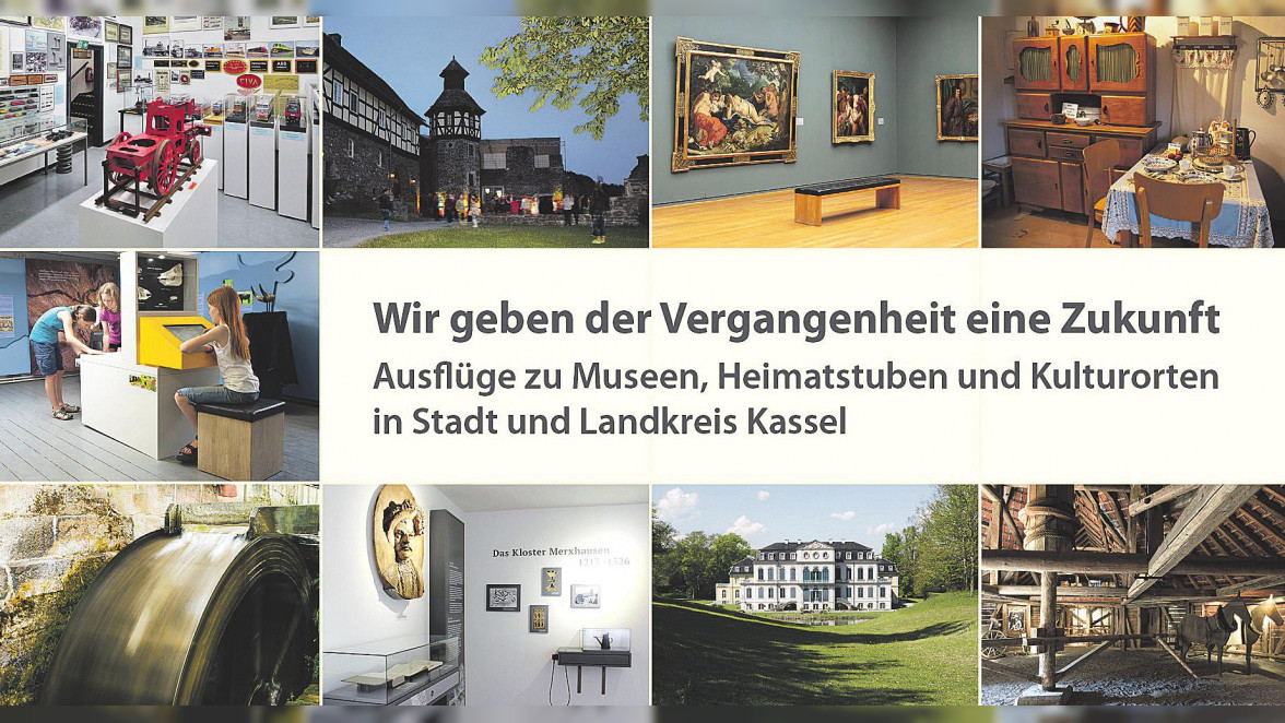 Die Titelseite der überaus praktischen Museumskarte, die vom Landkreis Kassel herausgegeben wurde.