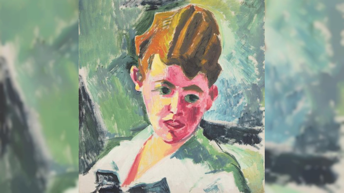 Max Pechstein, Bildnis einer jungen Frau, 1918. Foto: Lehr Kunstauktionen