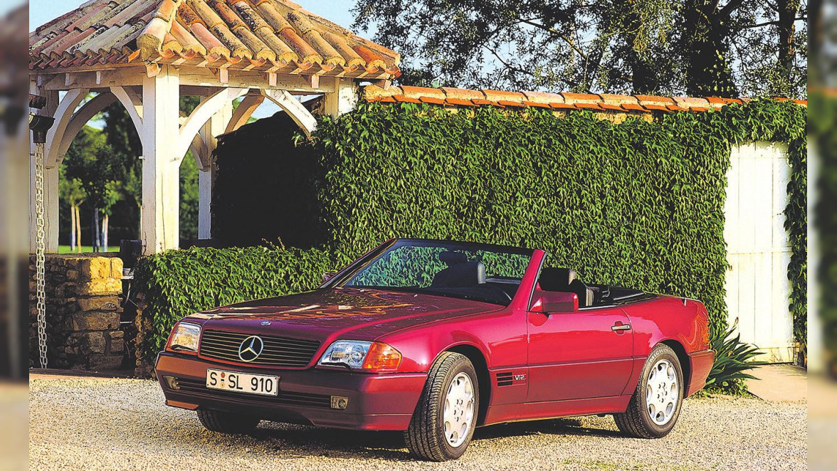 Auch schon drei Jahrzehnte her: ein Mercedes-Benz 600 SL der Baureihe R 129. Sein Produktionszeitraum war von 1992 bis 2001. Im kommenden Jahr können die ersten Modelle ein H-Kennzeichen tragen
