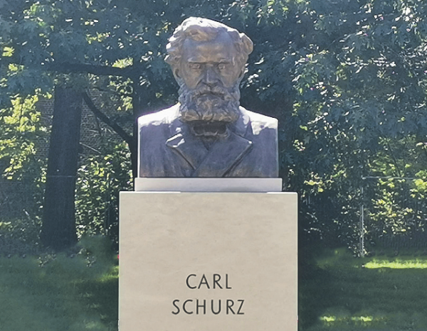Carl-Schurz-Büste in Erftstadt: Der berühmteste „Sohn“ der Stadt