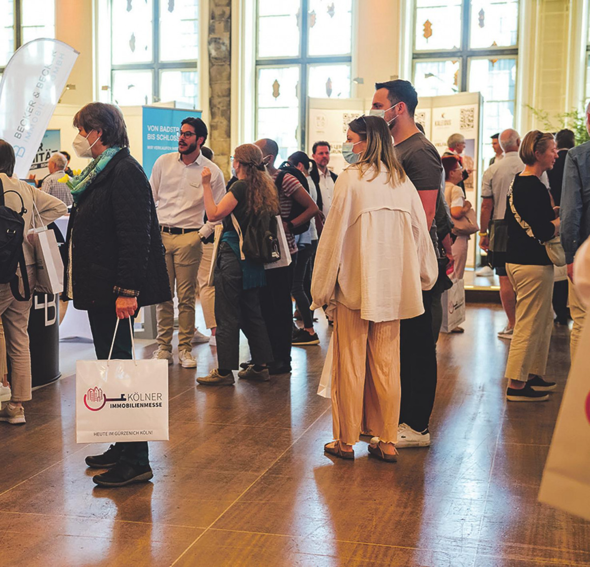 Die 12. Kölner Immobilienmesse fand am Tag der Städtebauförderung statt und lockte zahlreiche Interessierte in den Gürzenich