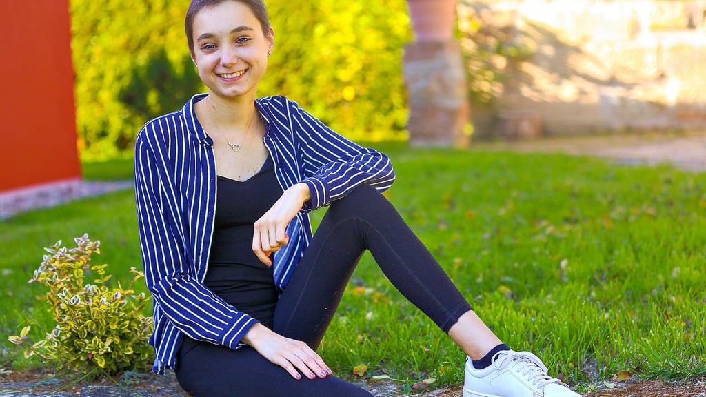 Pauline Richter ist nach Stammzellenspende voller Energie.