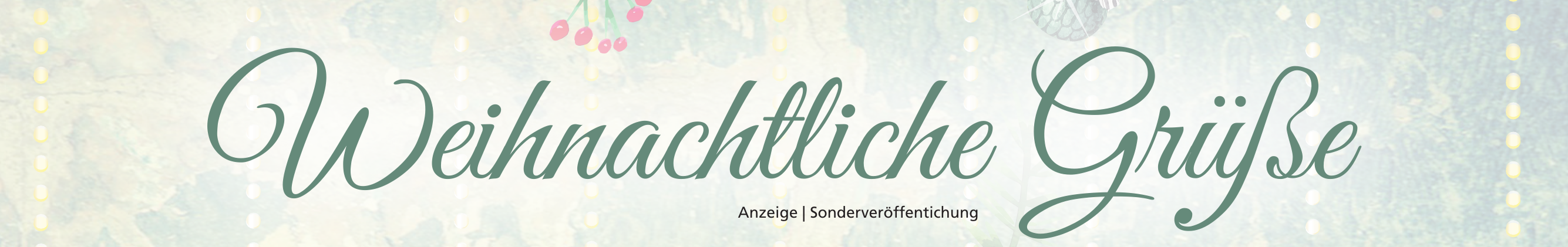 Begleiter in der Weihnachtszeit