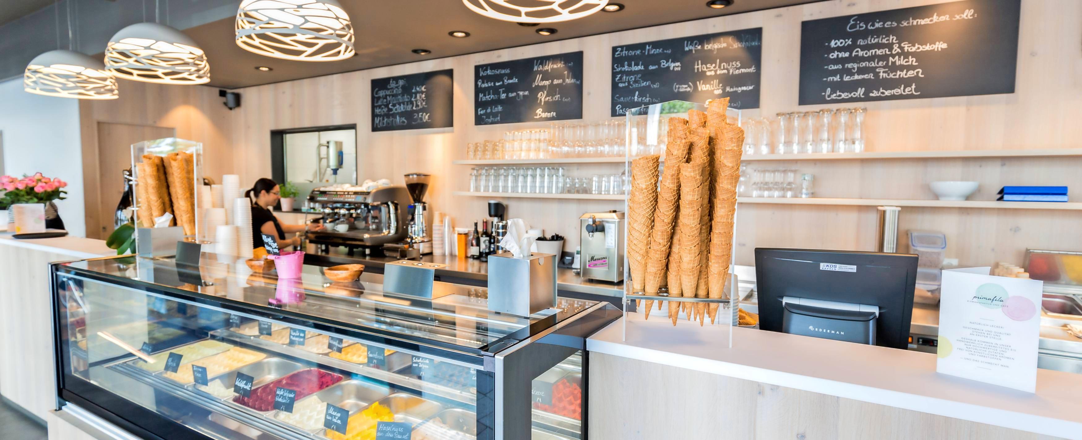 Themenwelten Eiscafé Primafila im Heilbronner Marrahaus