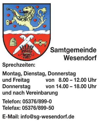 Frühlingshaft willkommen in der Samtgemeinde Wesendorf Wolfsburger