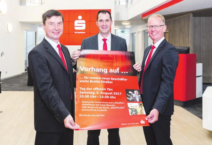 Sparkasse Hildesheim Goslar Peine eröffnet Geschäftsstelle an der Breiten Straße nach Umbau neu-2