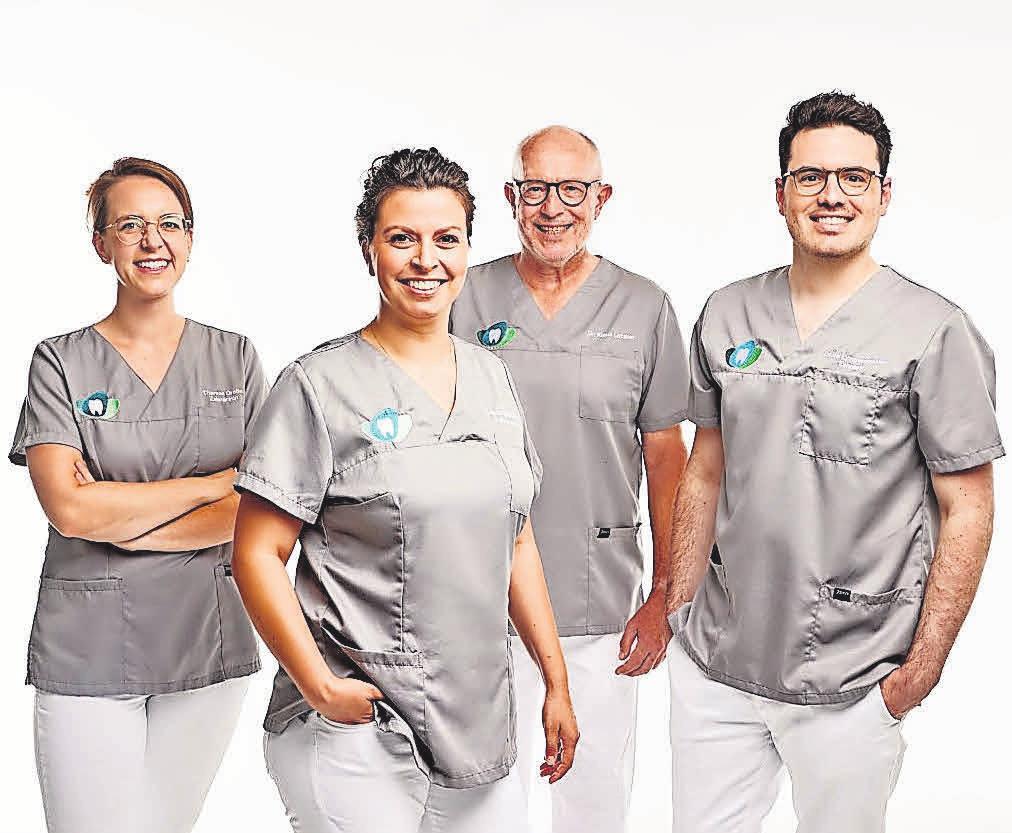 Zahnpflege im Alter besonders wichtig, so Hannovers Zahnärzte Louisa Küppers, Daniel Lymperopoulos und Dr. Lotzkat -2
