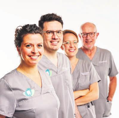 Zahnpflege im Alter besonders wichtig, so Hannovers Zahnärzte Louisa Küppers, Daniel Lymperopoulos und Dr. Lotzkat -3