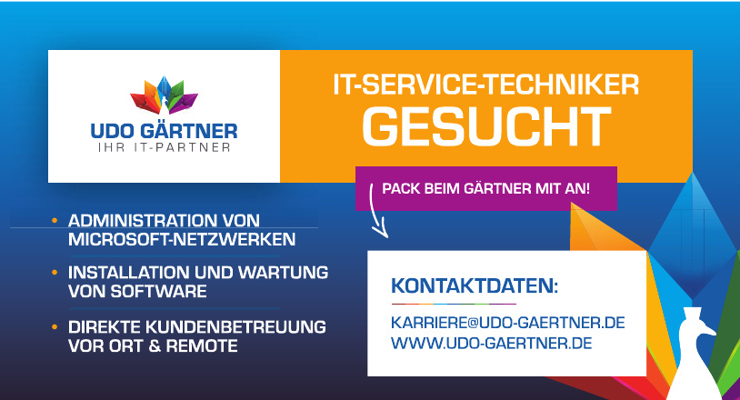 Achim & Bodo Gärtner Burgdorf ITServicetechniker gesucht