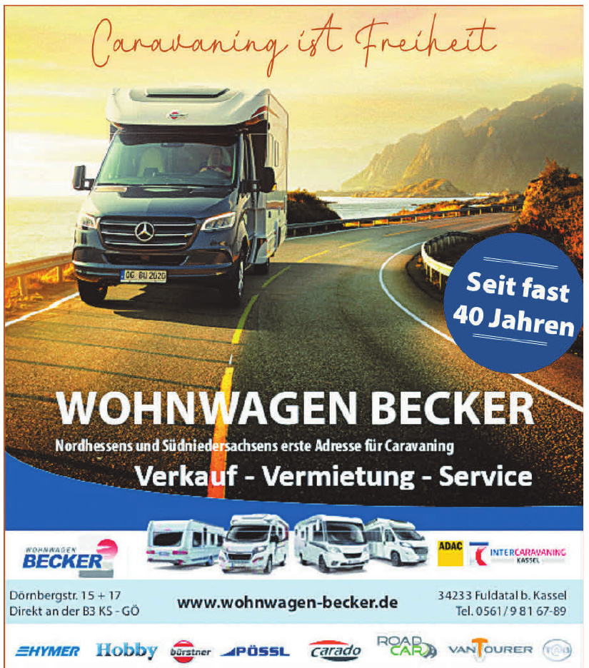 Wohnwagen Becker Fuldatal Tipps zu Caravaning/Wohnmobilen Göttinger