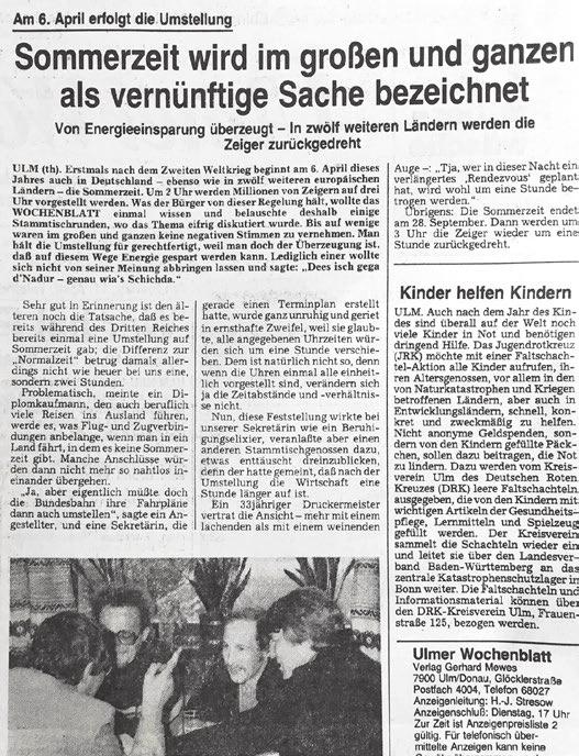 Ulmer Wochenblatt: Seit 1966 in Ulm und um Ulm-8