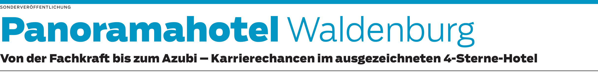 Arbeiten im Panoramahotel Waldenburg: Eintrittskarte für eine Vielzahl an Möglichkeiten