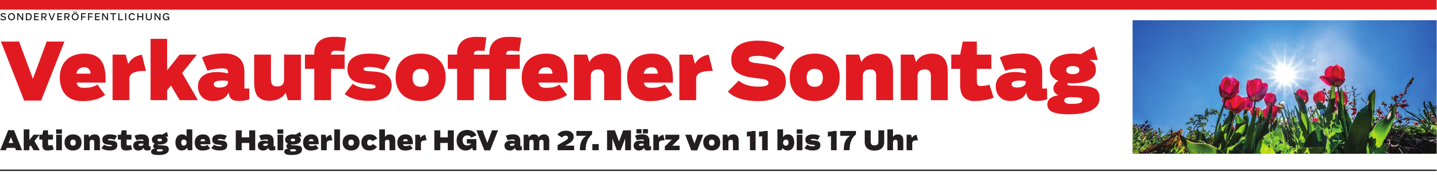 Haigerlocher Handels- und Gewerbeverein: Geschäfte grüßen den Frühling