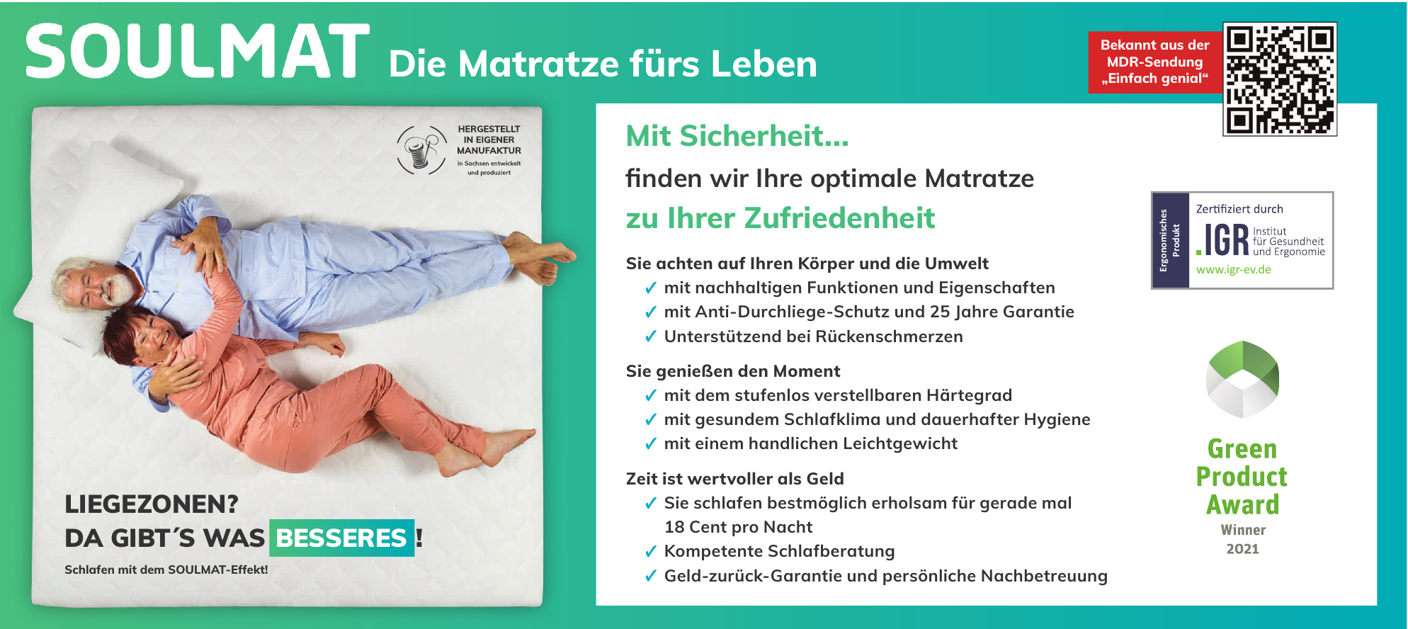 SOULMAT Die Matratze fürs Leben - Leipziger Volkszeitung