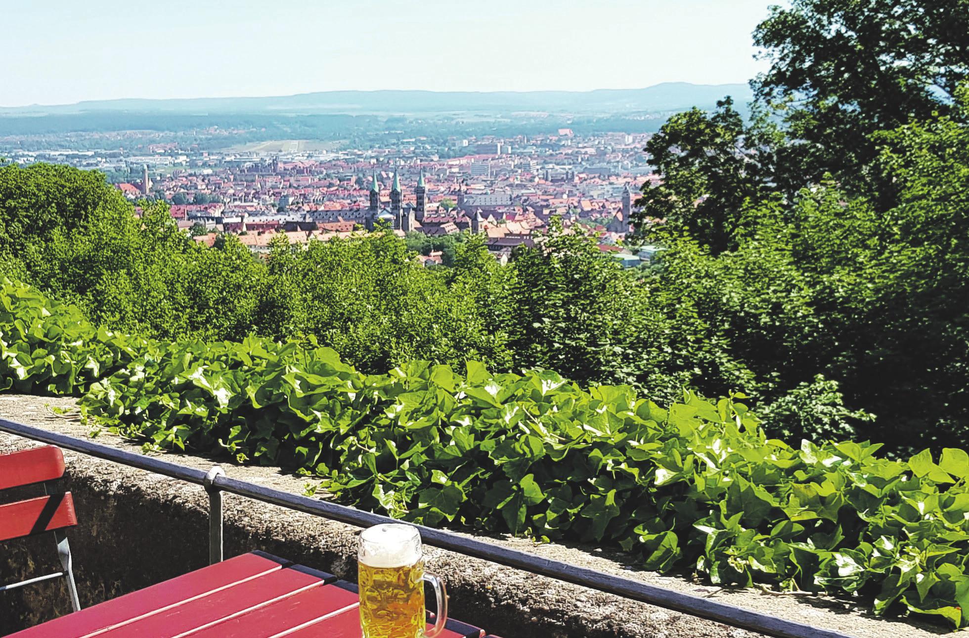 Biergarten des Restaurant Altenburg: Über den Dächern Bambergs-4