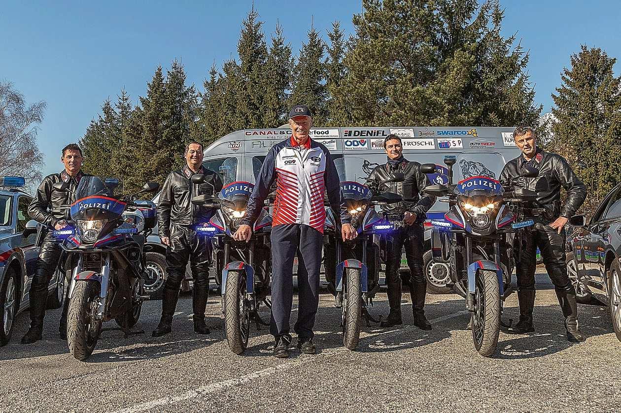 Motorradfahren mit der Polizei ganz im Sinne der Sicherheit: Fahrsicherheitstraining des Polizeisportvereins Tirol -9