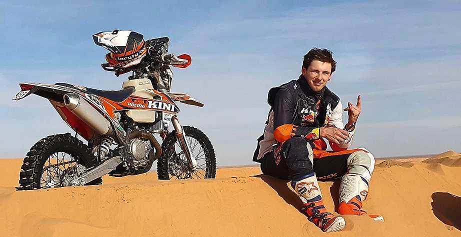 Zillertaler Motorradfahrer Tobi Ebster: Profi-Rallye-Crosser, Pizza-Austräger und ein Traum - Rallye Dakar gewinnen-2