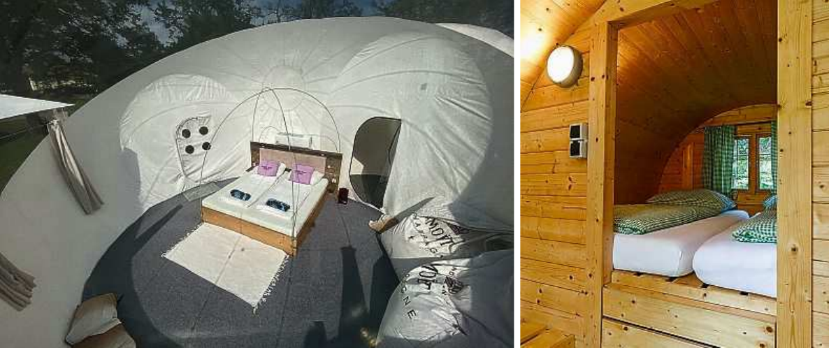 Camping & Glamping im Bubble Tent Hotel in Weyregg am Attersee/OÖ-2