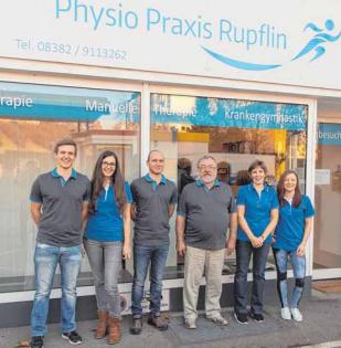 Neueröffnung der Physio Praxis Rupflin