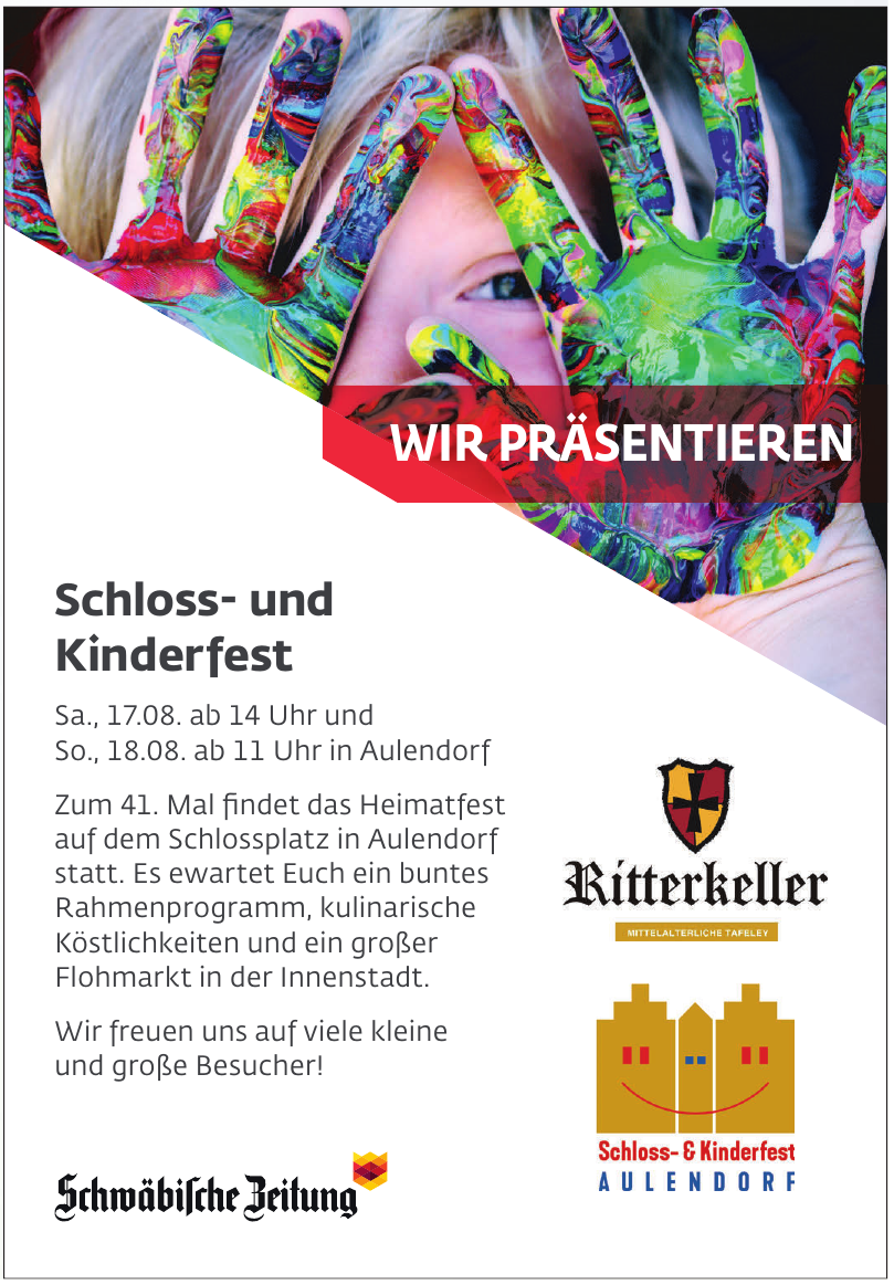 Schloss- Und Kinderfest In Aulendorf - Schwäbischer Verlag